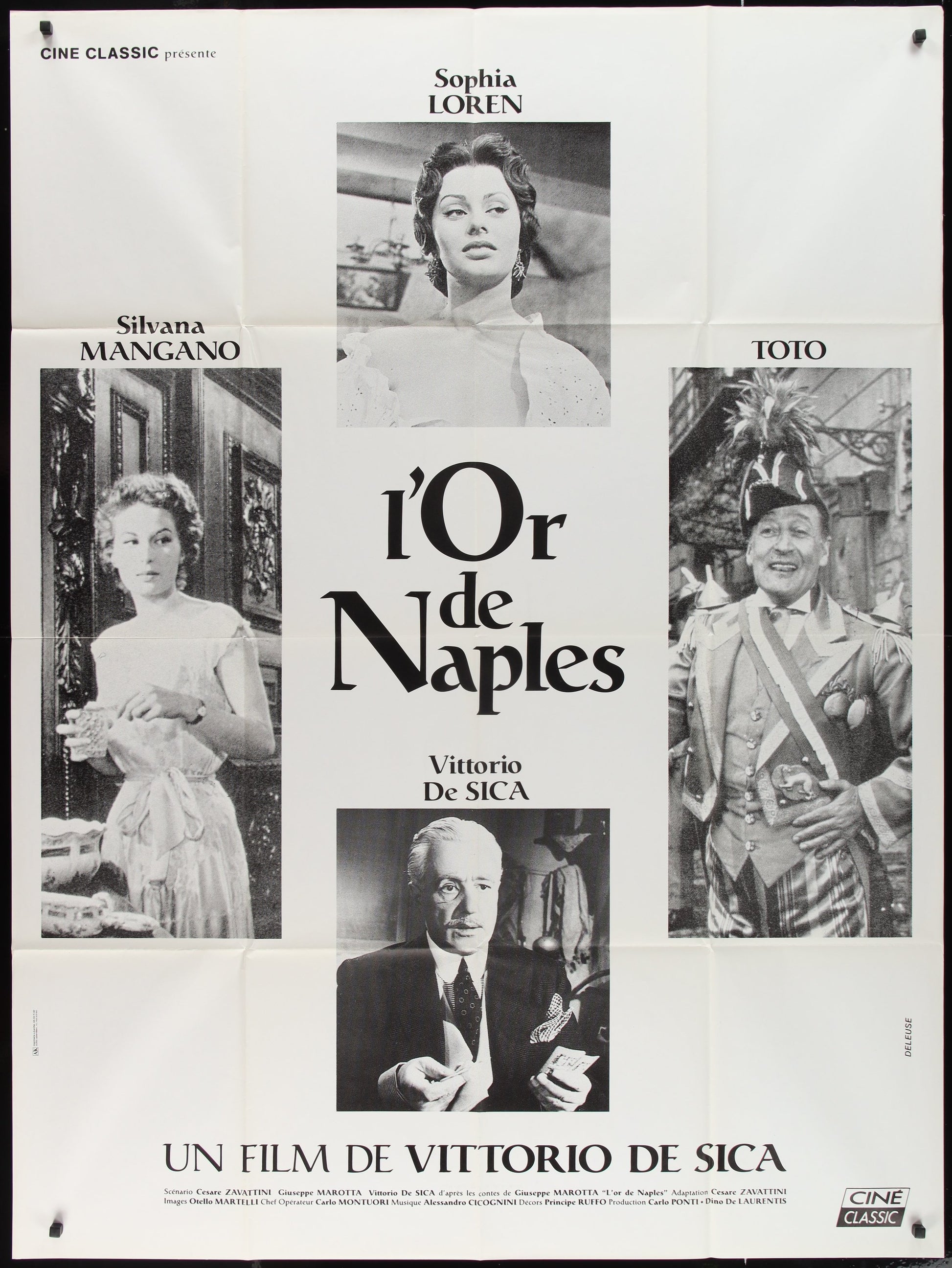 L'or De Naples (2000s RR) Original French Grande Movie Poster