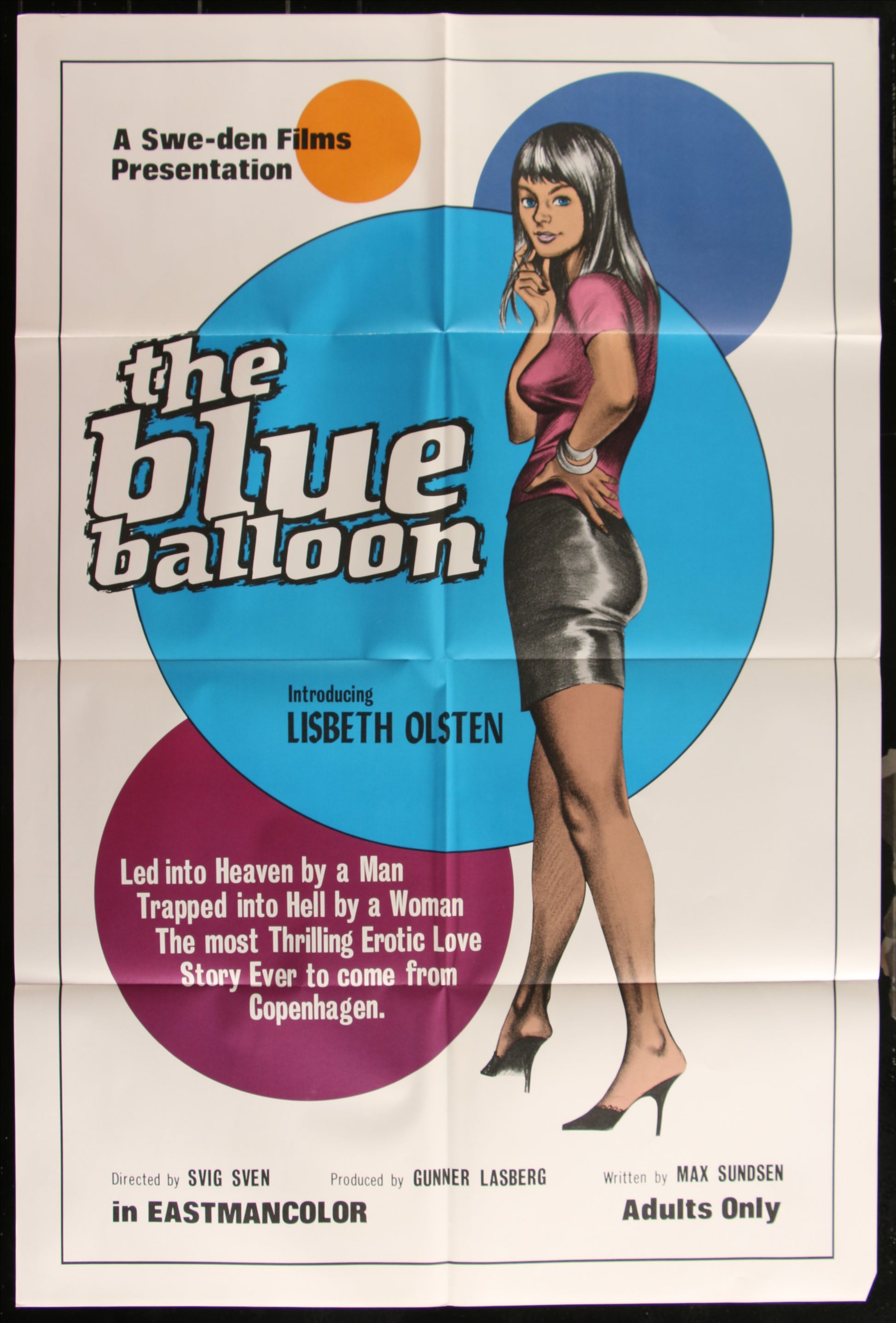 The Blue Balloon (1973) Original US One Sheet Movie Poster