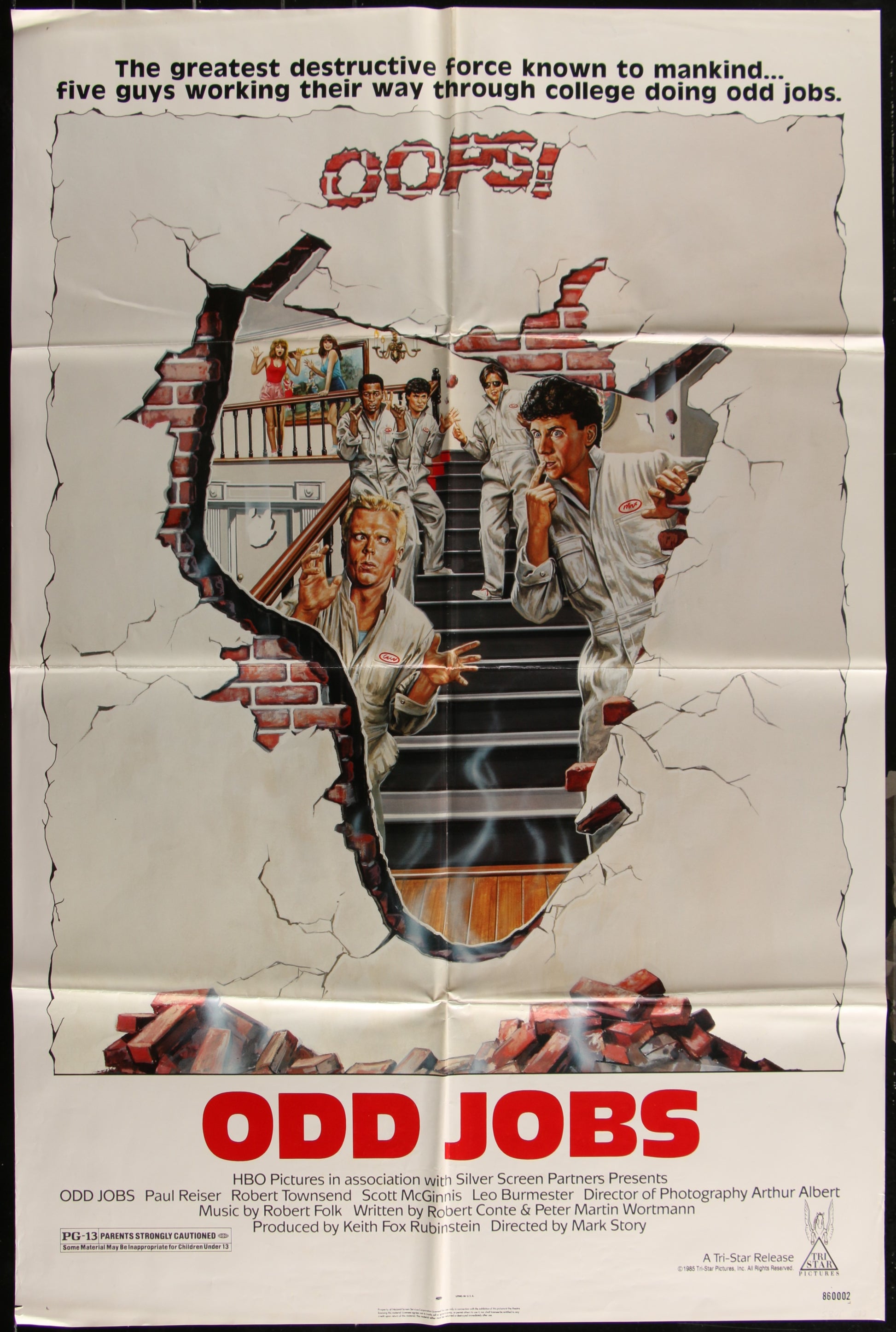 Odd Jobs (1986) Original US One Sheet Movie Poster