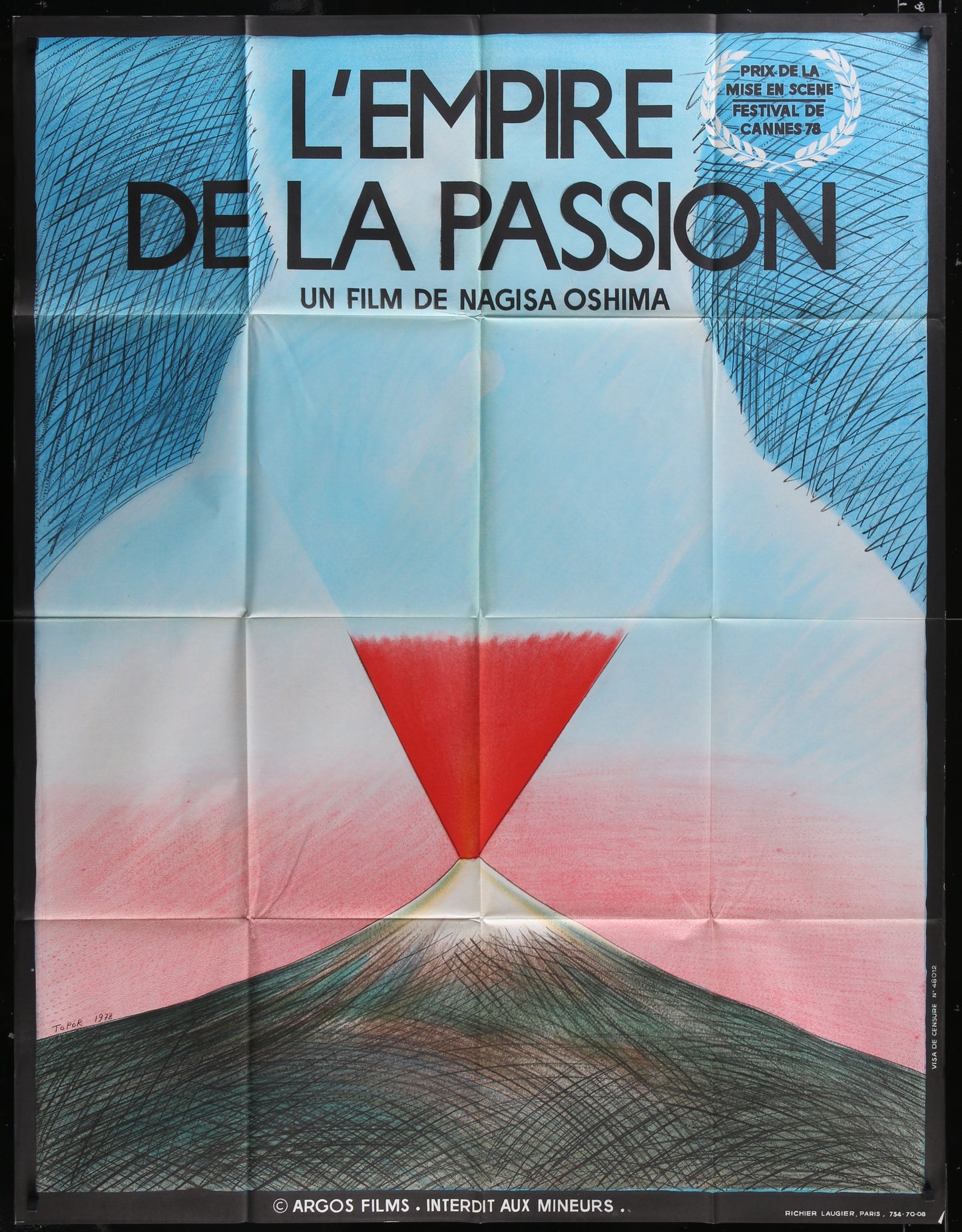 L'Empire De La Passion (1980) Original French One Panel Movie Poster