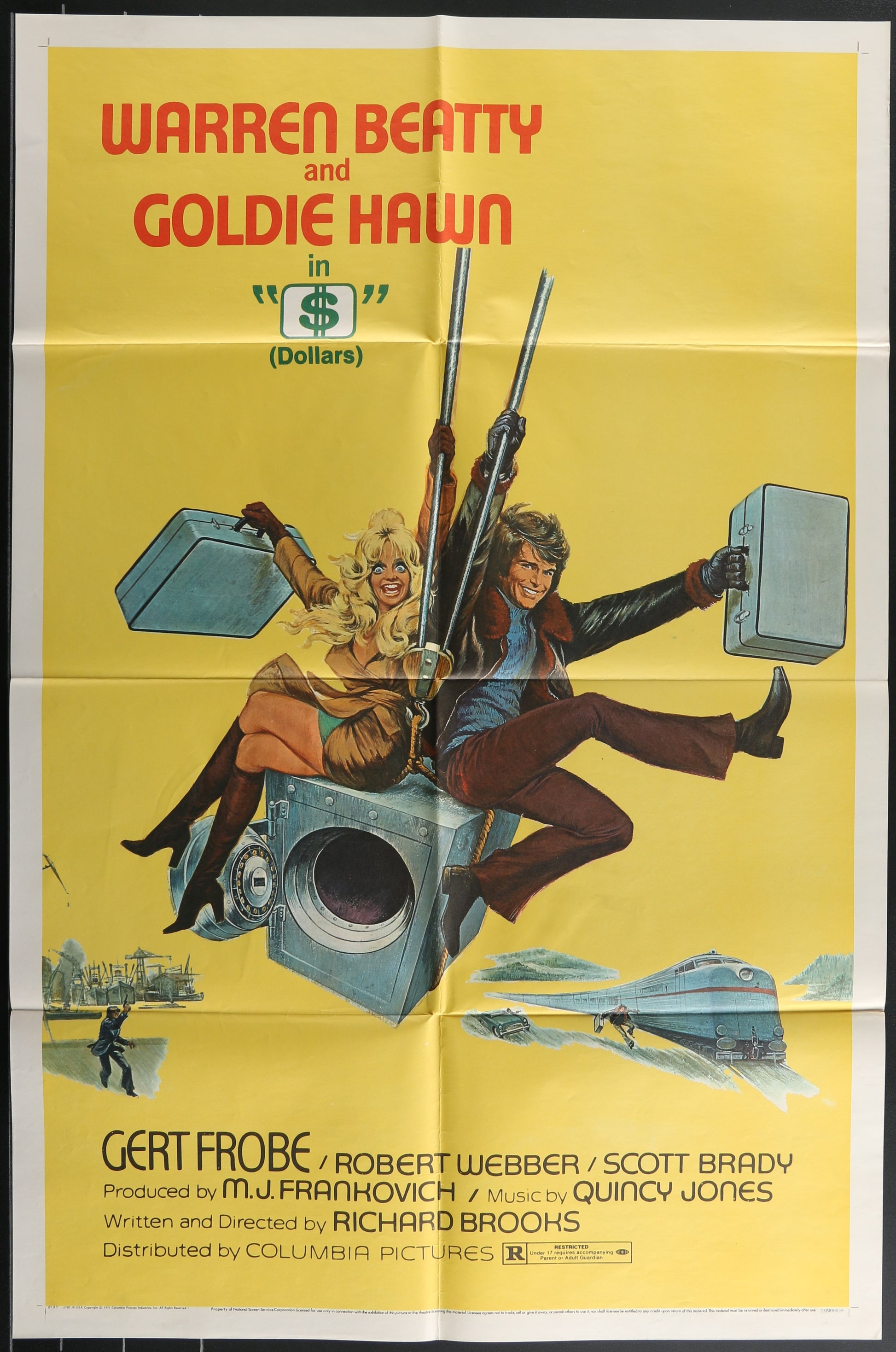 Dollars (1971) Original US One Sheet Movie Poster