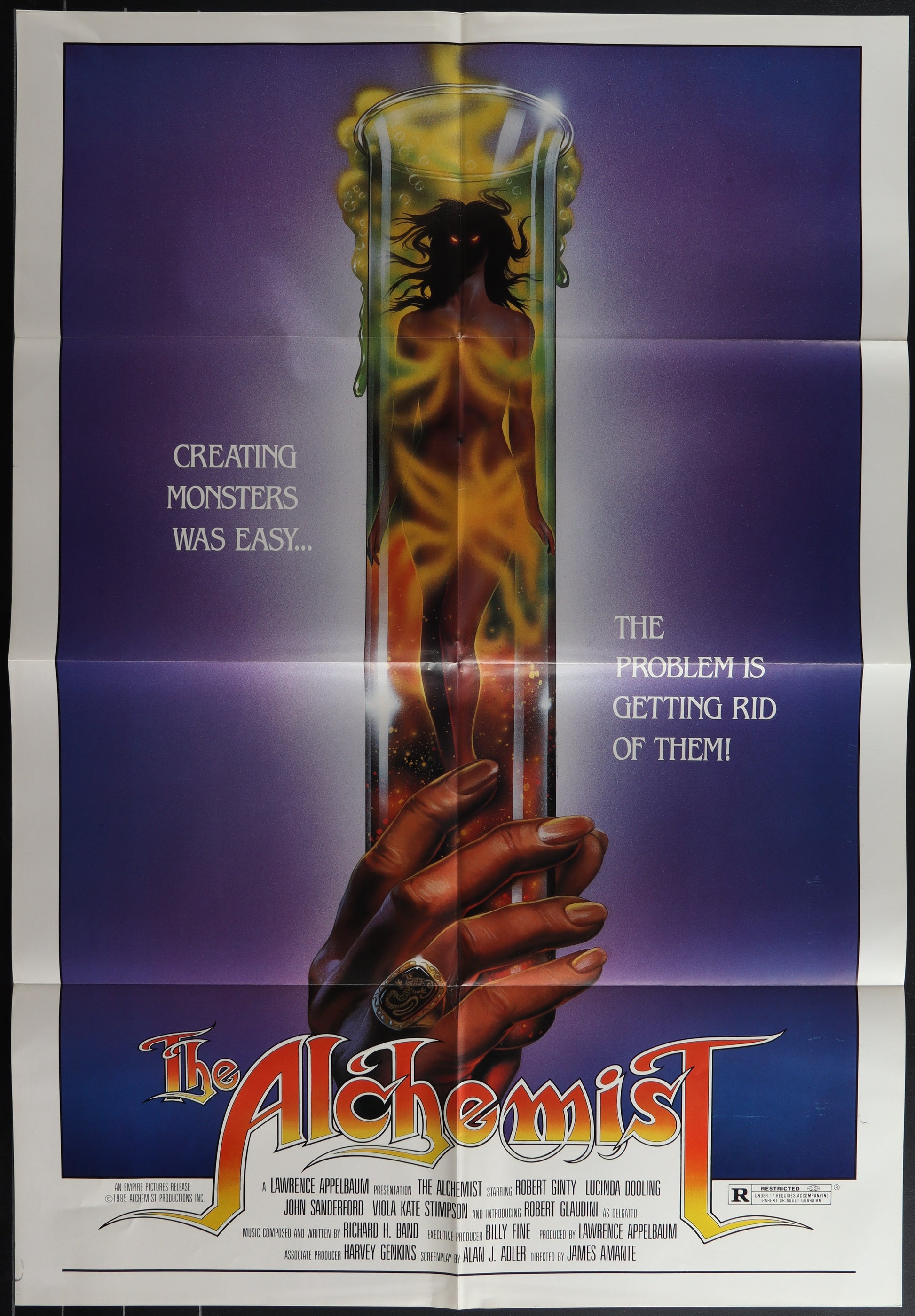 The Alchemist (1985) Original US One Sheet Movie Poster