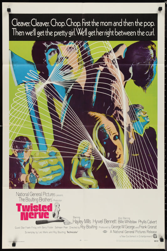 Twisted Nerve (1969) Original US One Sheet Cinema Poster