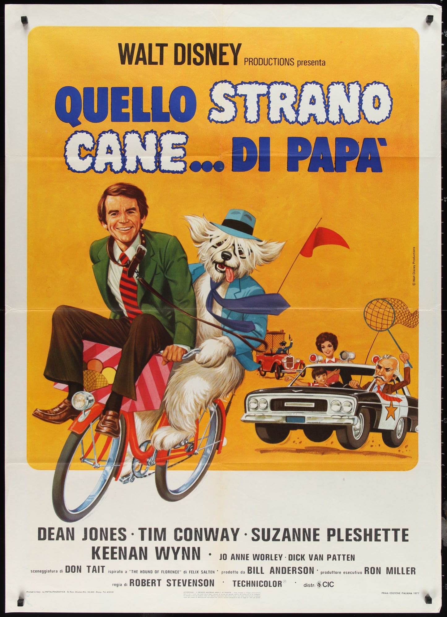 The Shaggy D.A. (1976) Original Italian One Panel Movie Poster