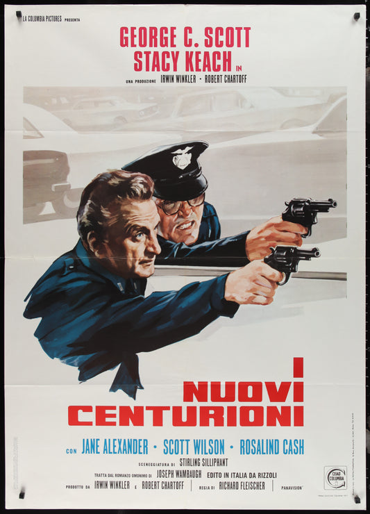 The New Centurions (1972) Original Italian One Panel Movie Poster