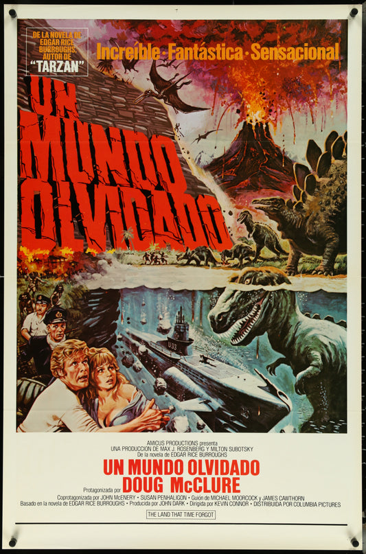 The Land That Time Forgot (1975) Original Spanish Language One Sheet Movie Poster