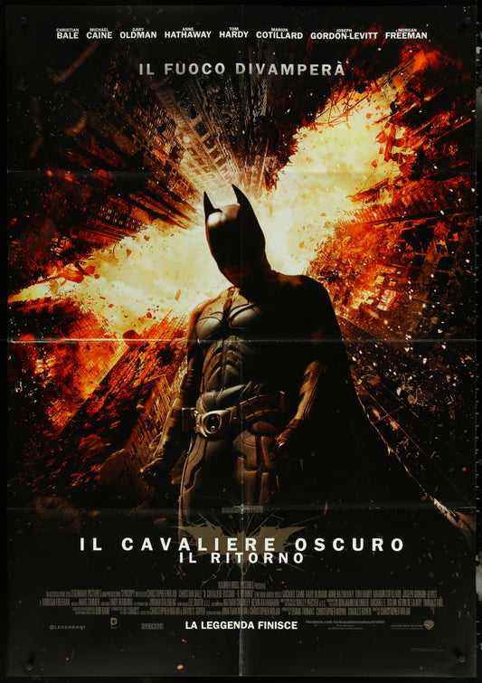 The Dark Knight Rises (2012) Original Italian One Panel Movie Poster