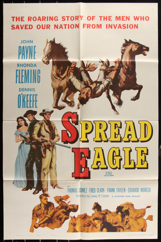 Spread Eagle (1961 RR) Original US One Sheet Movie Poster