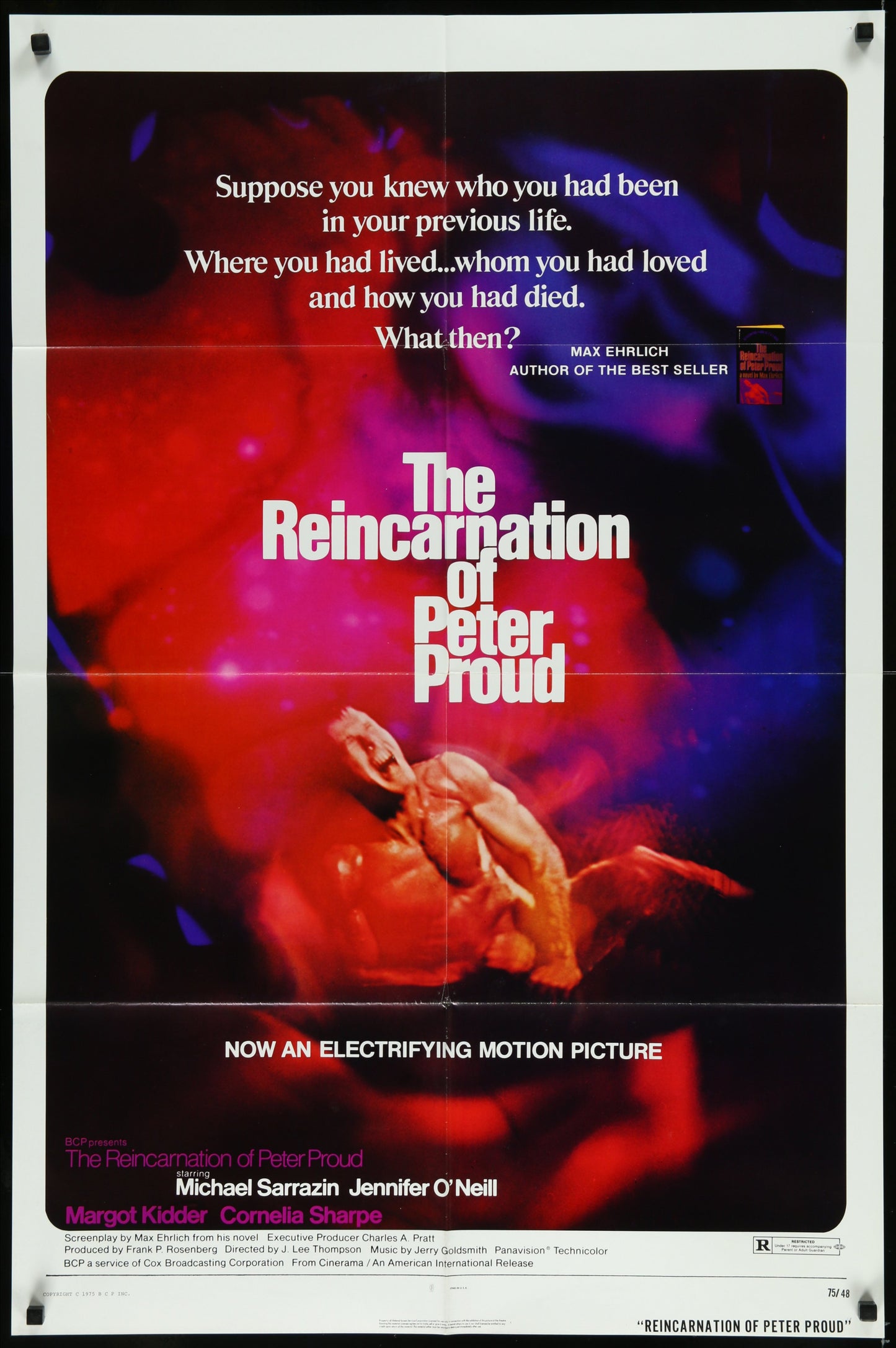 The Reincarnation Of Peter Proud (1975) Original US One Sheet Movie Poster