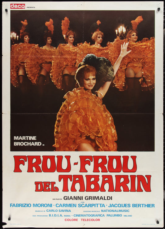 Frou-Frou del Tabarin (1976) Original Italian One Panel Movie Poster