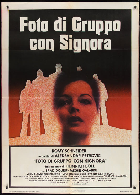 Group Portrait With A Lady (1978) Original Italian One Panel Movie Poster