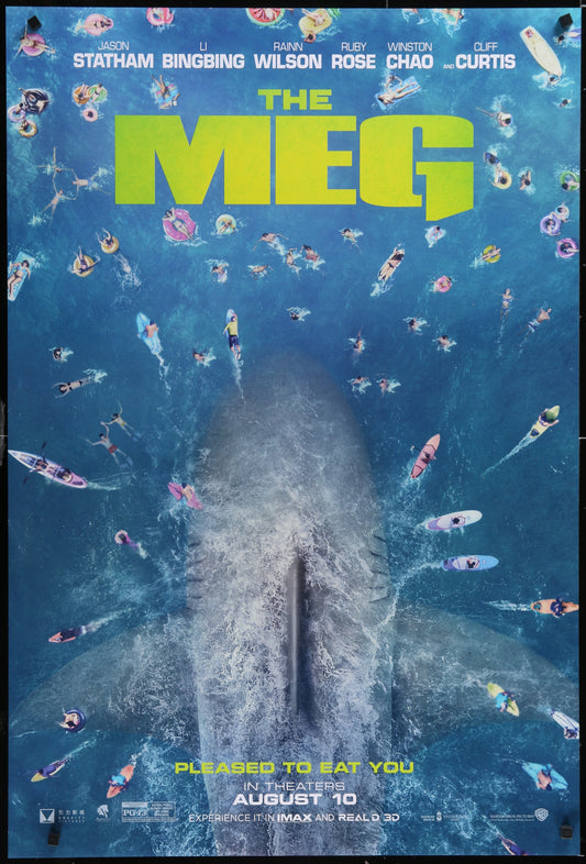 The Meg (2018) Original US One Sheet Movie Poster