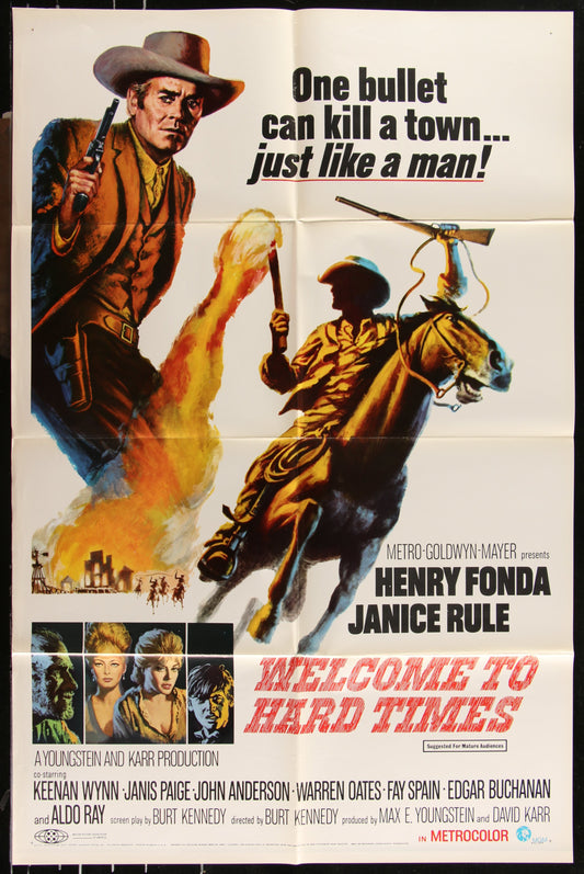 Welcome To Hard Times (1967) Original US One Sheet Movie Poster