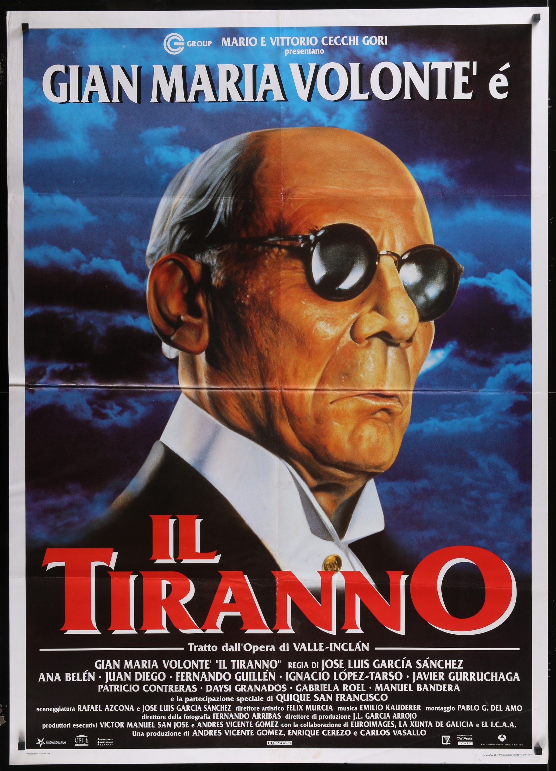 Il Tiranno (1993) Original Italian One Panel Movie Poster