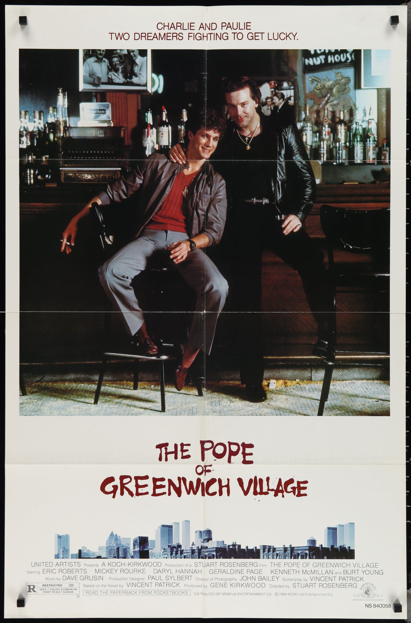 The Pope Of Greenwich Village (1984) Original US One Sheet Movie Poster