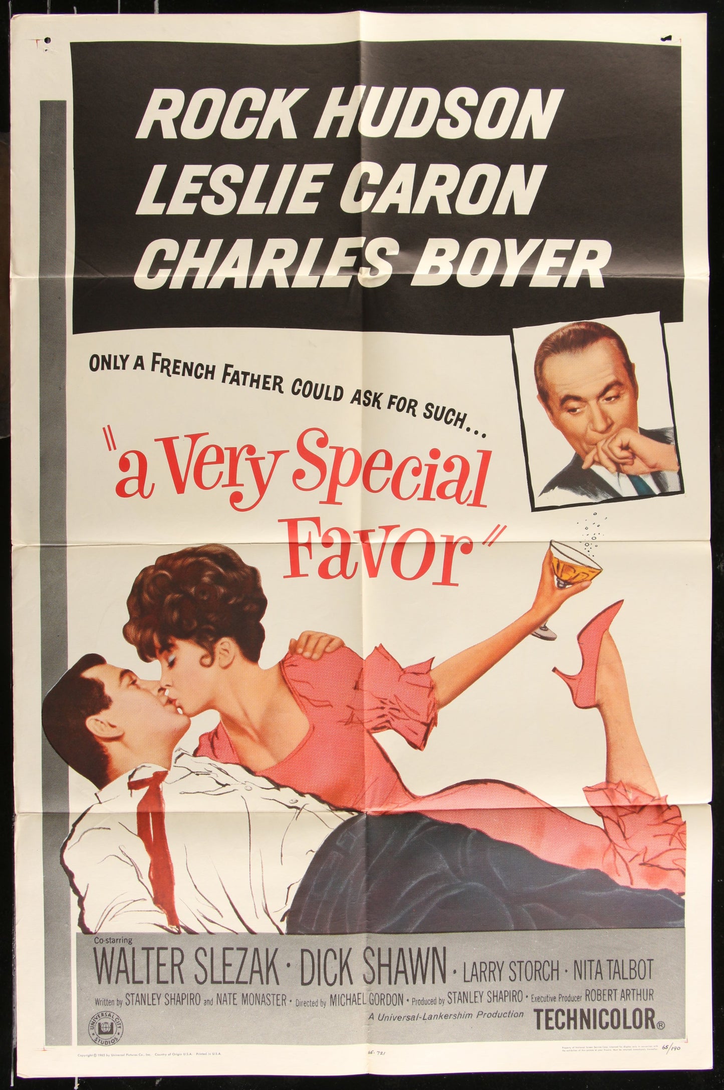 A Very Special Favor (1965) Original US One Sheet Movie Poster