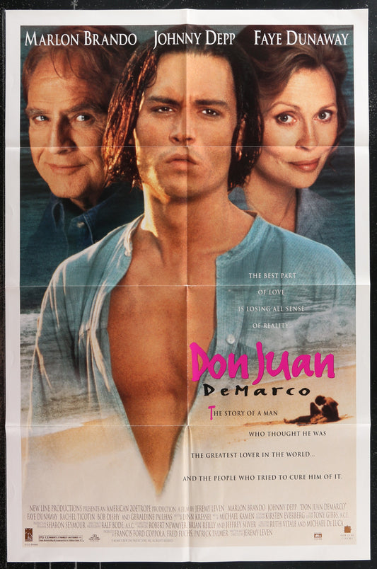 Don Juan DeMarco (1995) Original US One Sheet Movie Poster