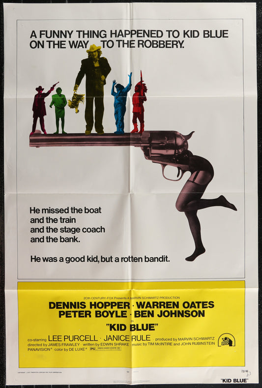 Kid Blue (1973) Original US One Sheet Movie Poster