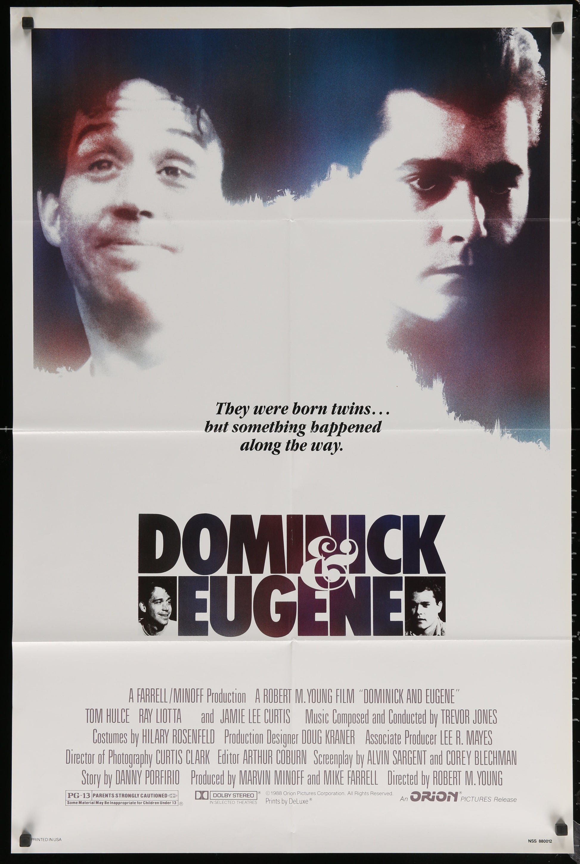 Dominick & Eugene (1988) Original US One Sheet Movie Poster