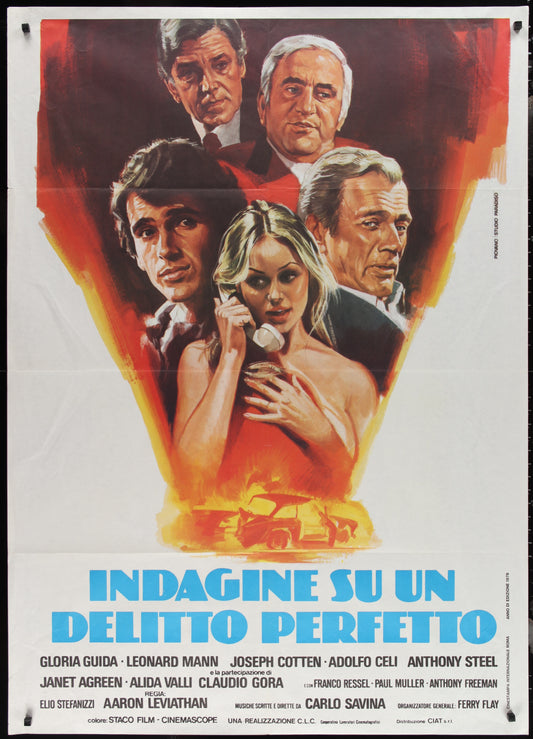 The Perfect Crime (1978) Original Italian One Panel Movie Poster