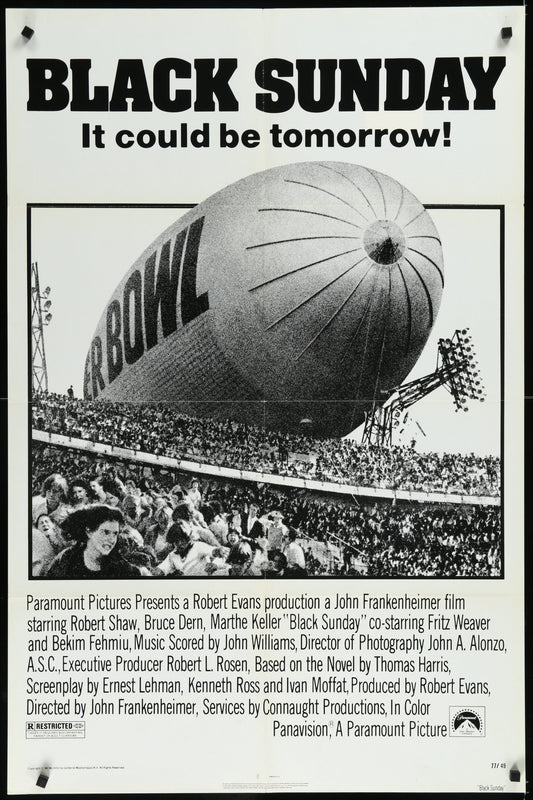 Black Sunday (1977) Original US One Sheet Movie Poster