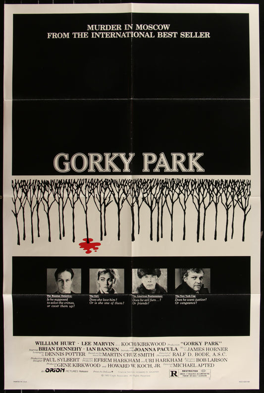 Gorky Park (1983) Original US One Sheet Movie Poster