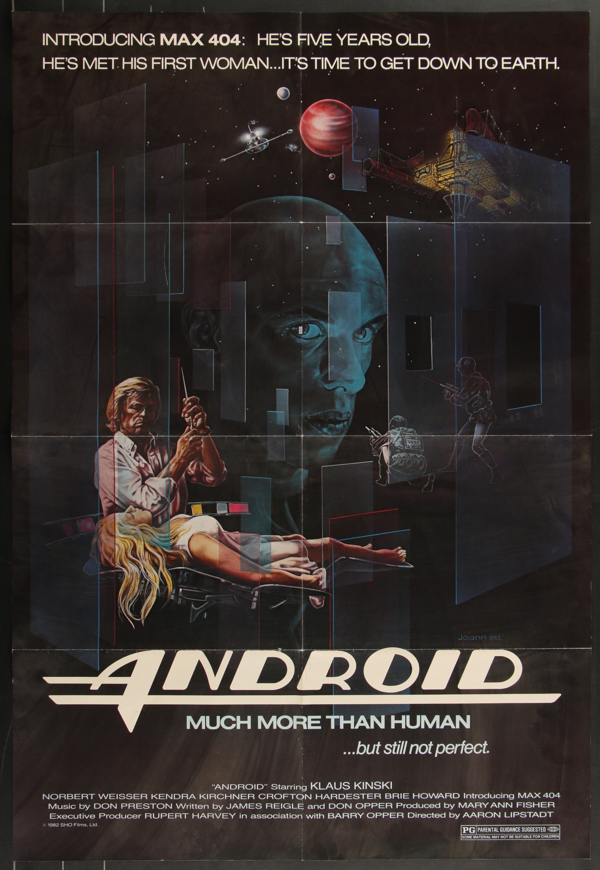 Android (1982) Original US One Sheet Movie Poster