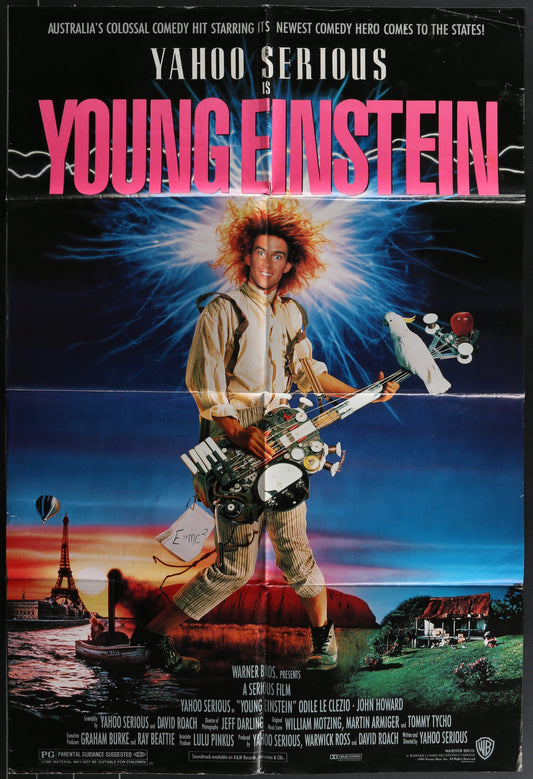 Young Einstein (1988) Original US One Sheet Movie Poster