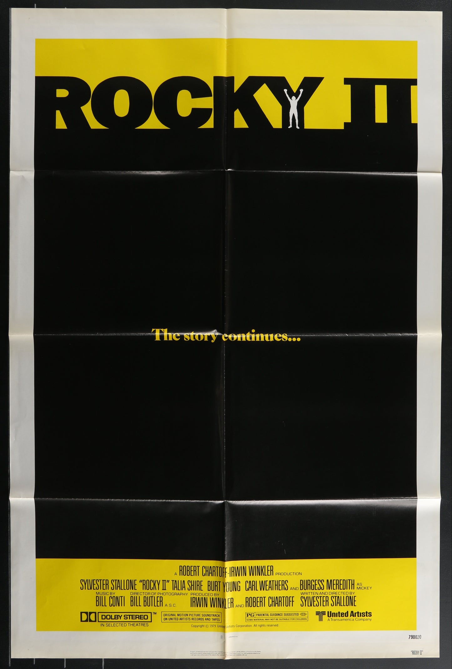 Rocky II (1979) Original UK One Sheet Movie Poster