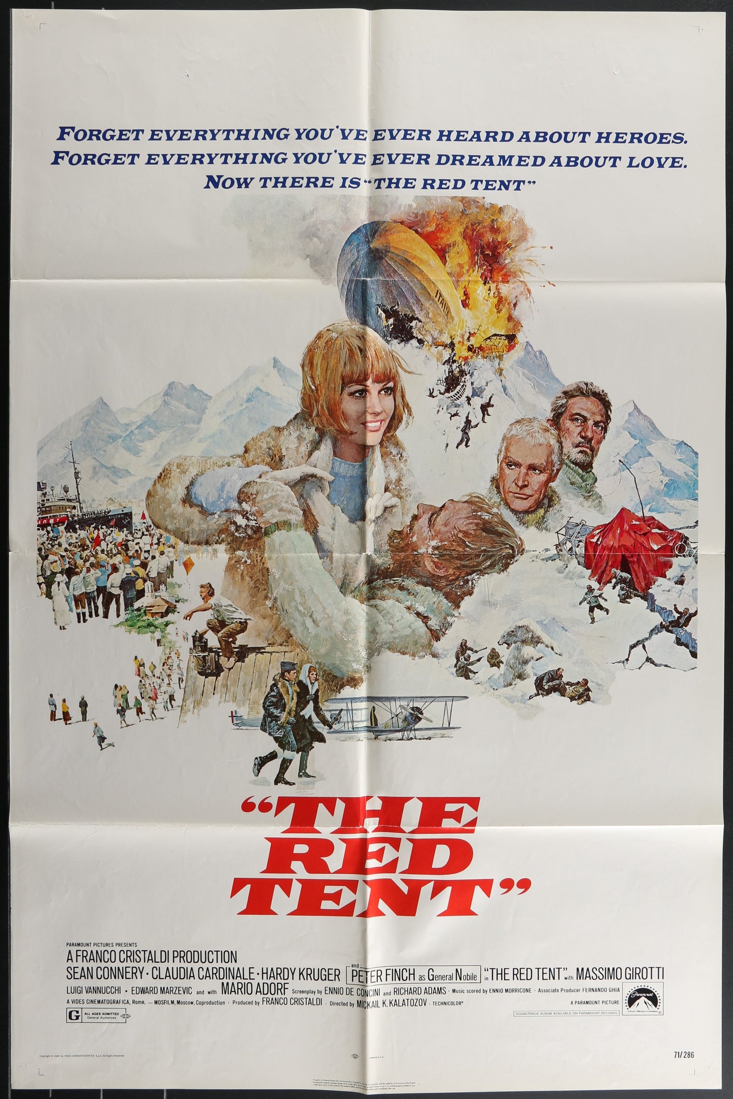 The Red Tent (1971) Original US One Sheet Movie Poster