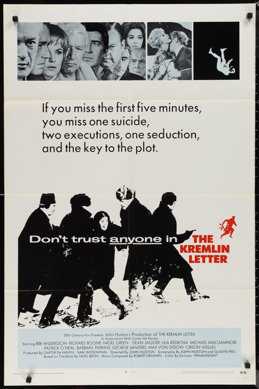 The Kremlin Letter (1970) Original US One Sheet Movie Poster