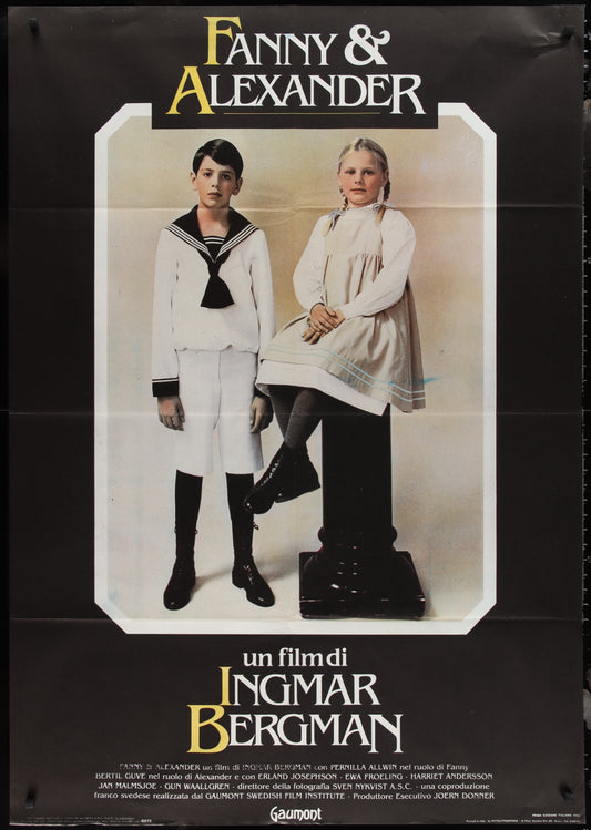 Fanny & Alexander (1982) Original Italian One Panel Movie Poster