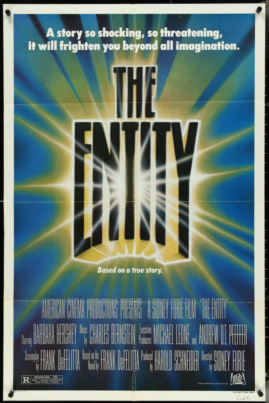 The Entity (1982) Original US One Sheet Movie Poster