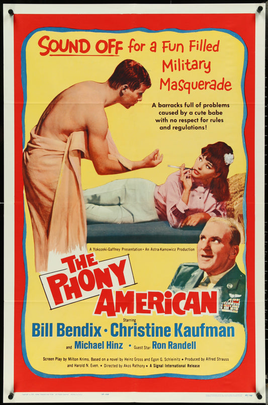 The Phony American (1963) Original US One Sheet Movie Poster