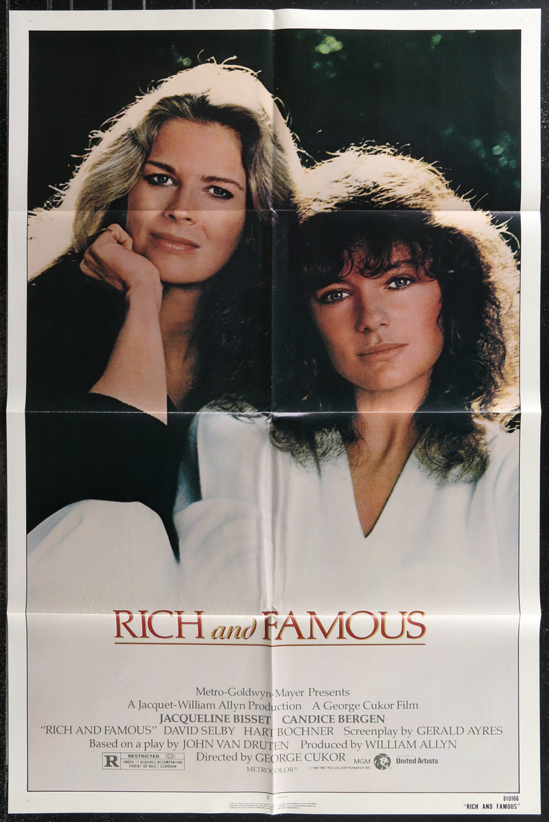 Rich And Famous (1981) Original US One Sheet Movie Poster