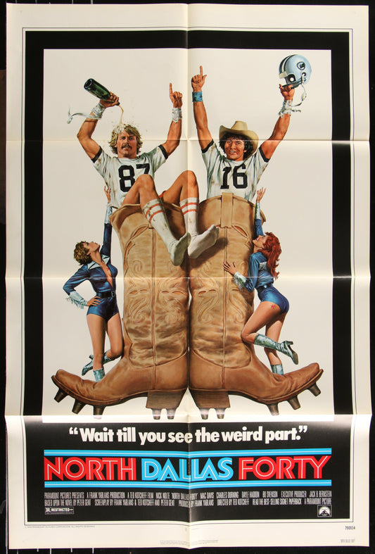 North Dallas Forty (1979) Original US One Sheet Movie Poster