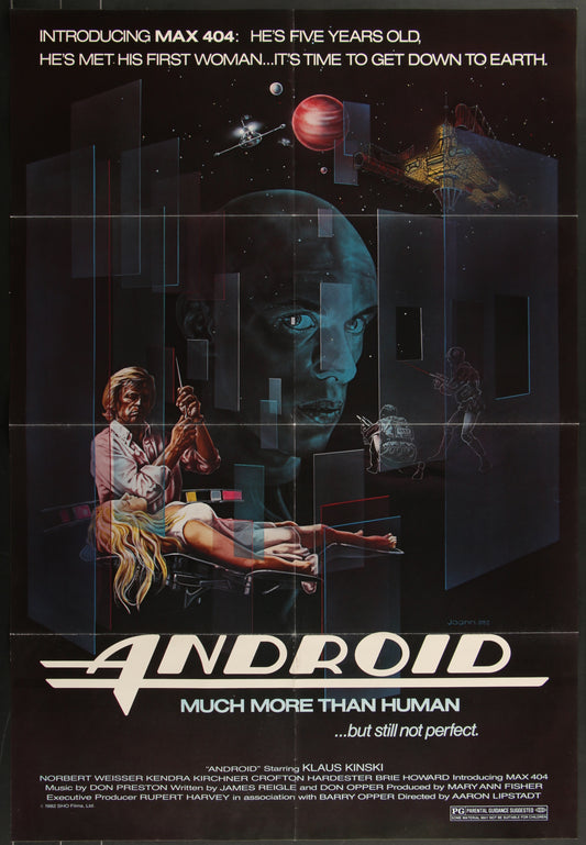 Android (1982) Original US One Sheet Movie Poster