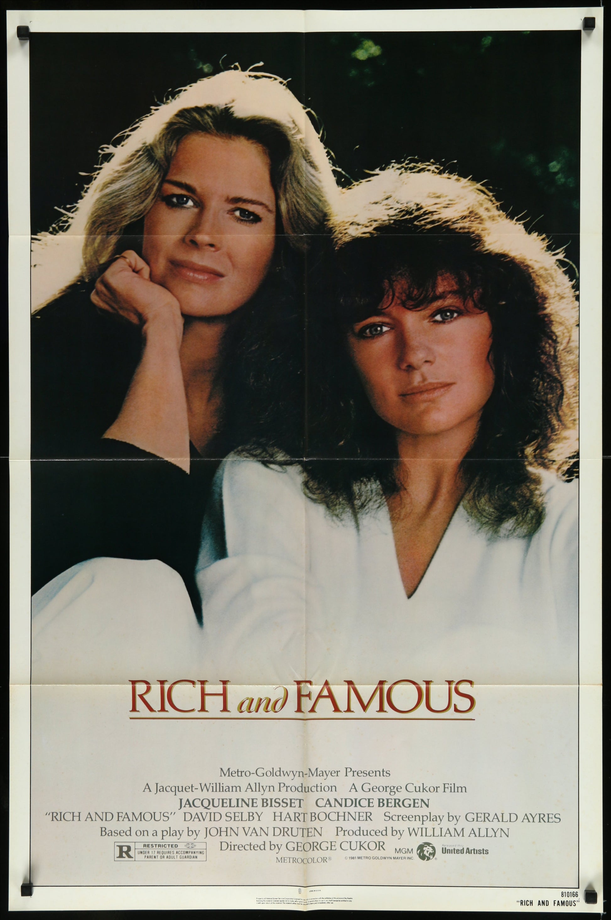 Rich And Famous (1981) Original US One Sheet Movie Poster