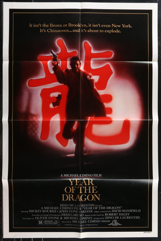 Year Of The Dragon (1985) Original US One Sheet Movie Poster