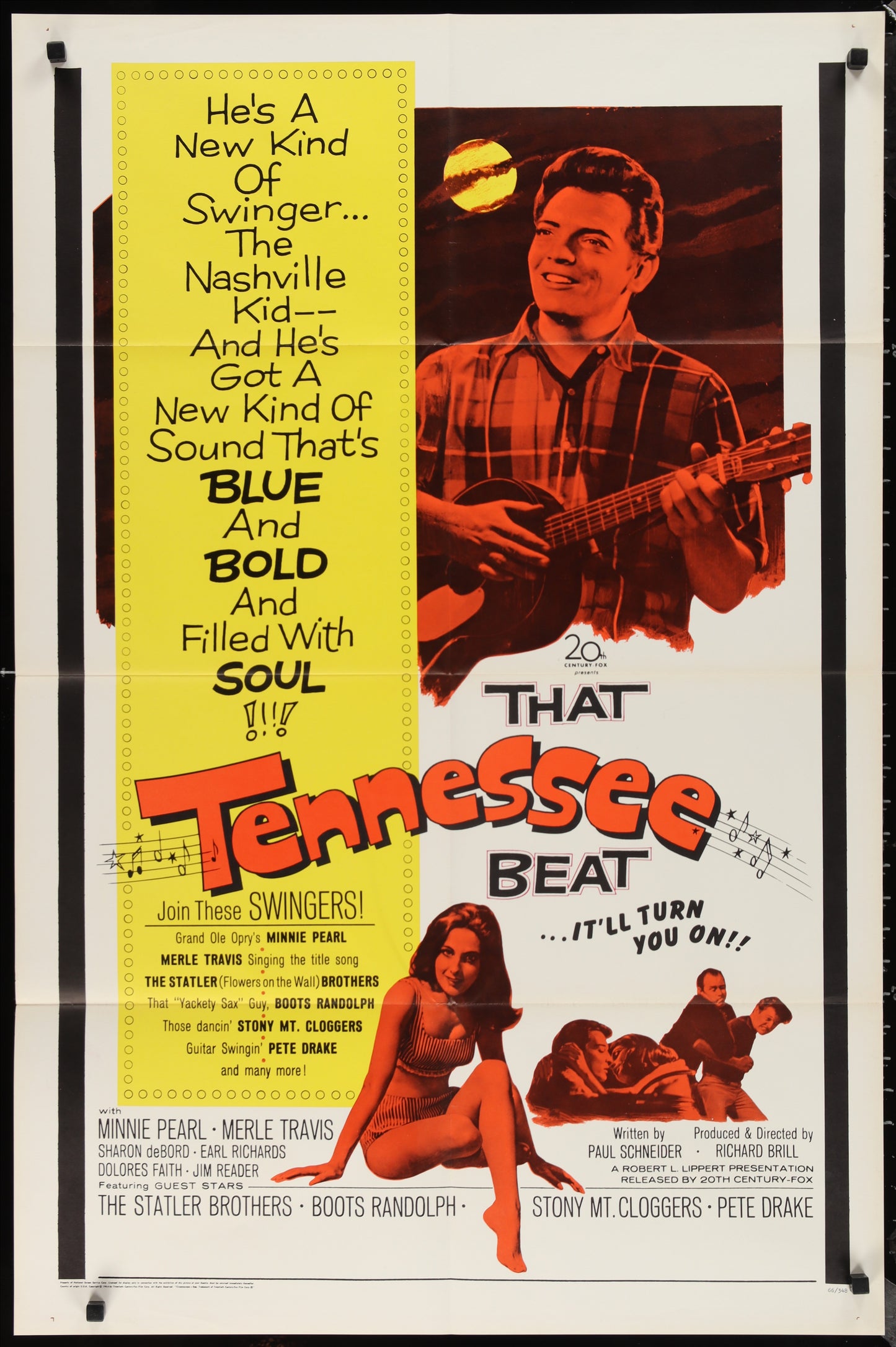 That Tennessee Beat (1966) Original US One Sheet Movie Poster