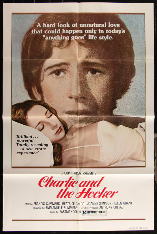 Charlie And The Hooker (1977) Original US One Sheet Movie Poster