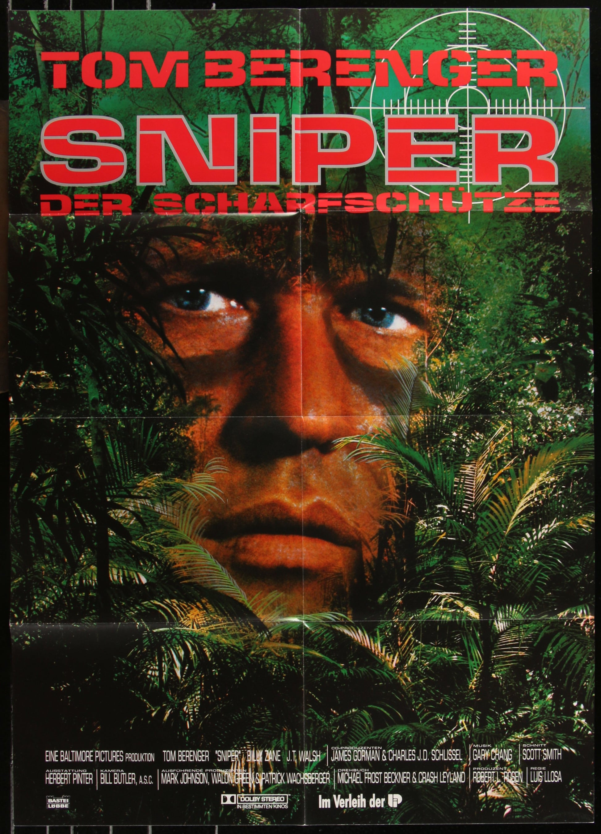 Sniper (1993) Original German A1 Movie Poster