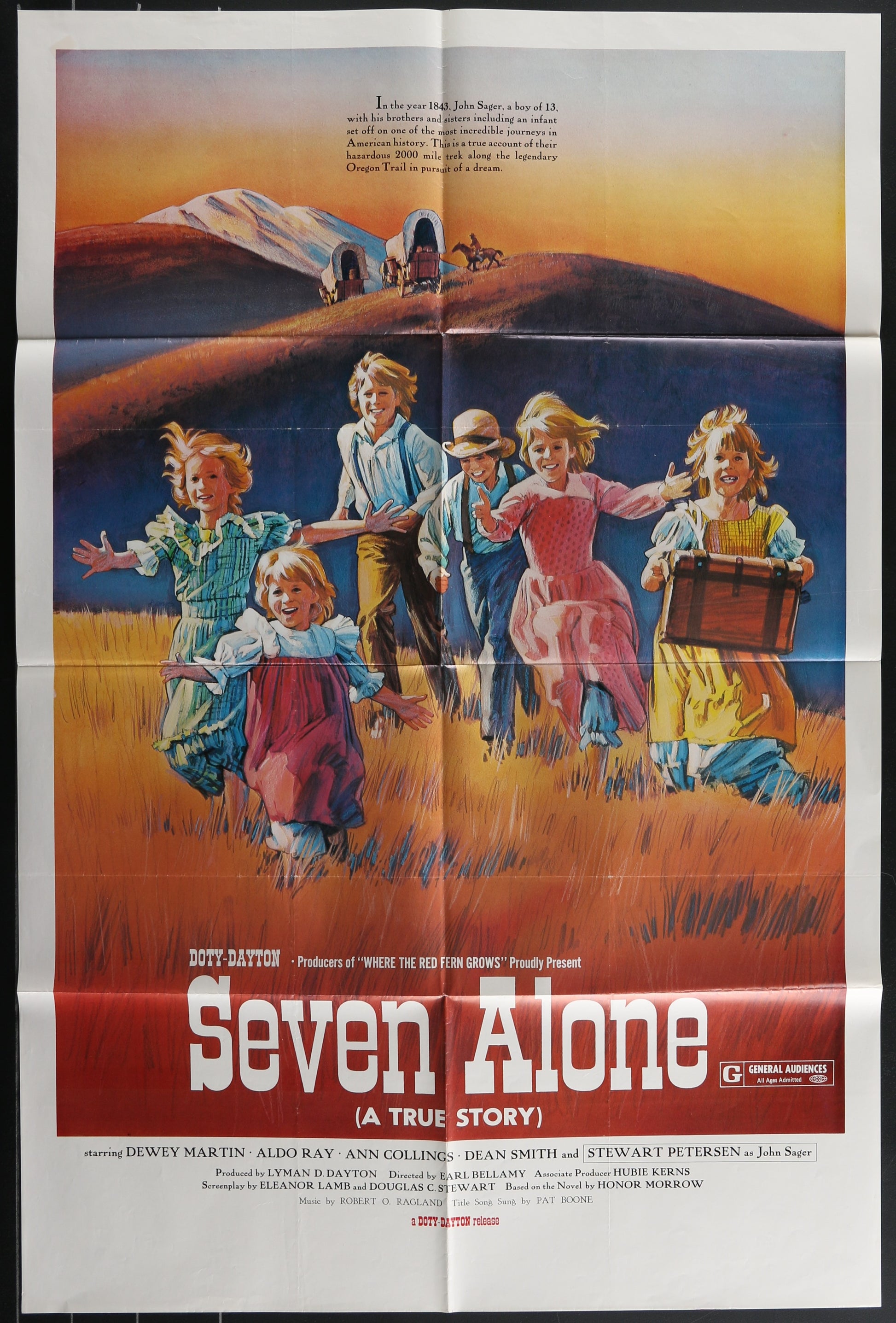 Seven Alone (1975) Original US One Sheet Movie Poster