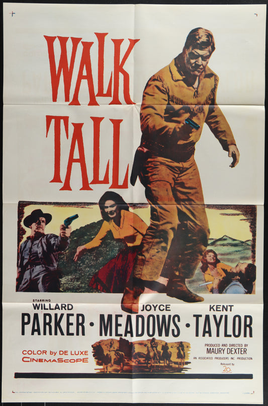 Walk Tall (1960) Original US One Sheet Movie Poster