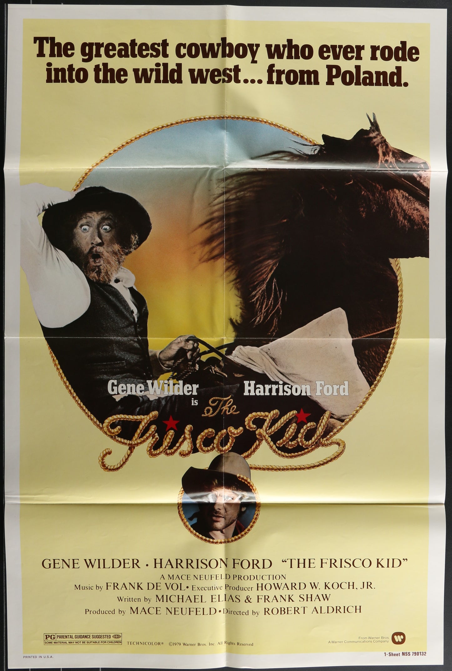 Frisco Kid (1979) Original US One Sheet Movie Poster