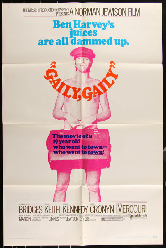 Gaily, Gaily (1970) Original US One Sheet Movie Poster