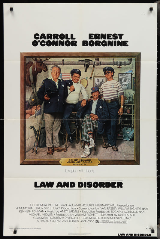 Law And Disorder (1974) Original US One Sheet Movie Poster