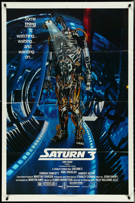 Saturn 3 (1980) Original US One Sheet Movie Poster