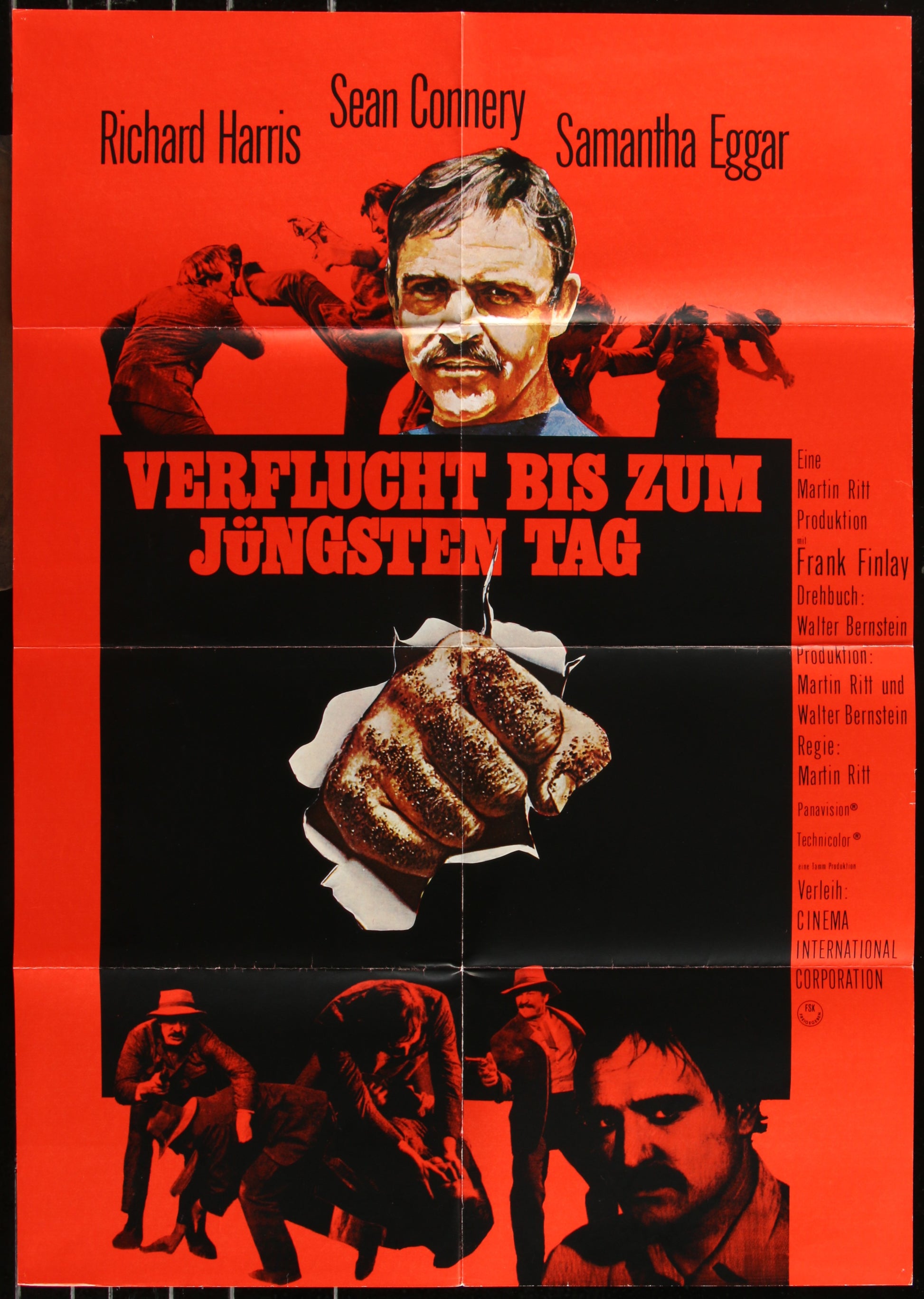 The Molly Maguires (1970) Original German A1 Movie Poster