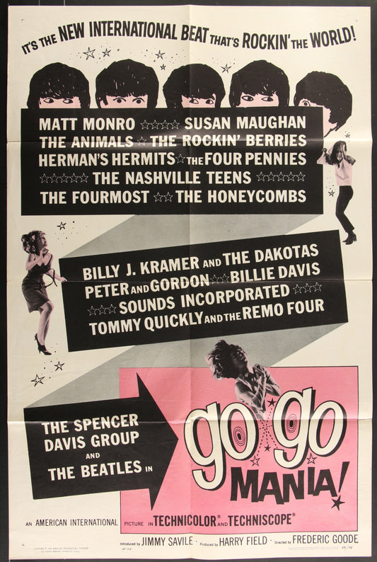 Go Go Mania (1965) Original US One Sheet Movie Poster